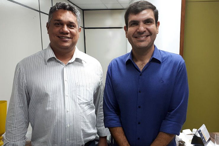 Imagem: Vereador Marquinhos Lino e deputado Jamilson Name