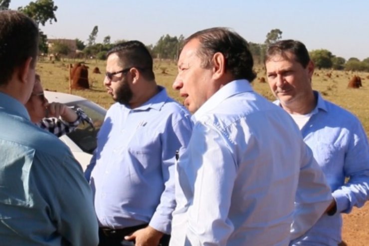 Imagem: Gerson esteve com o empresário do frigorífico Balbinos