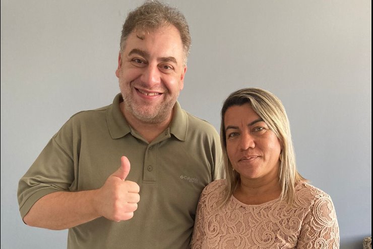 Imagem: Deputado Neno Razuk e Vereadora de Ladário 