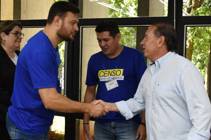 Imagem: O presidente Gerson Claro reforçou a importância do recenseamento para o aprimoramento da gestão previdenciária