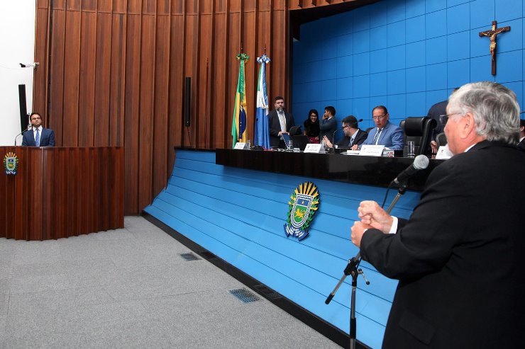 Imagem: Pedrossian Neto puxou o assunto na tribuna e Zeca do PT, em aparte, concordou 