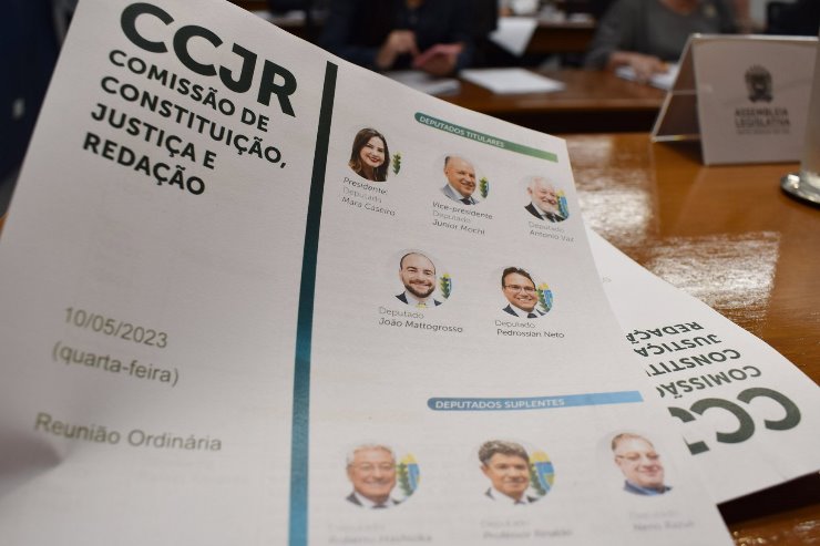 Imagem: Nesta quarta-feira, foram distribuídas 11 matérias entre os membros da CCJR