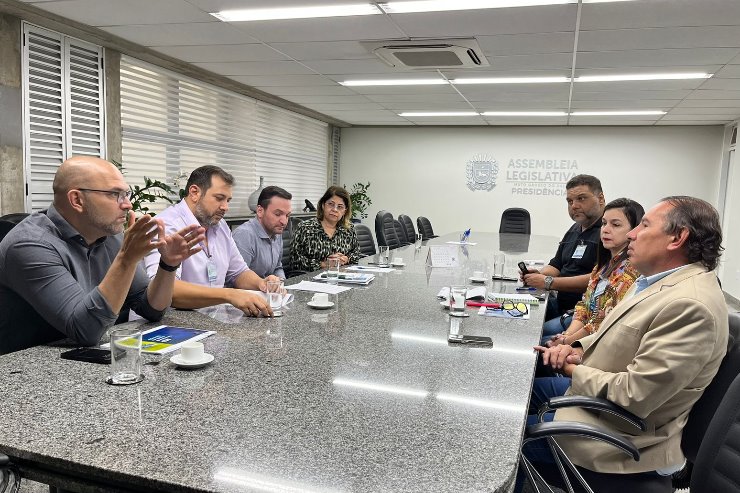 Imagem: Reunião foi realizada na presidência da Casa de Leis