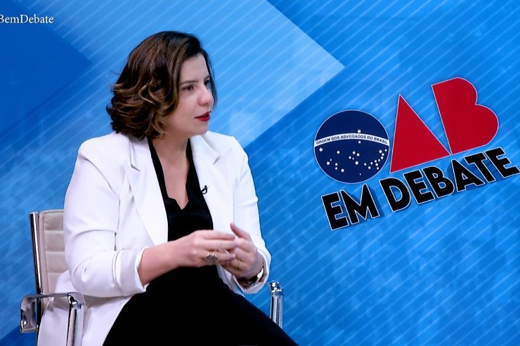 Imagem:  Presidente da Comissão de Inovação e Tecnologia Jurídica, Larissa Marques Brandão, é a entrevistada do programa