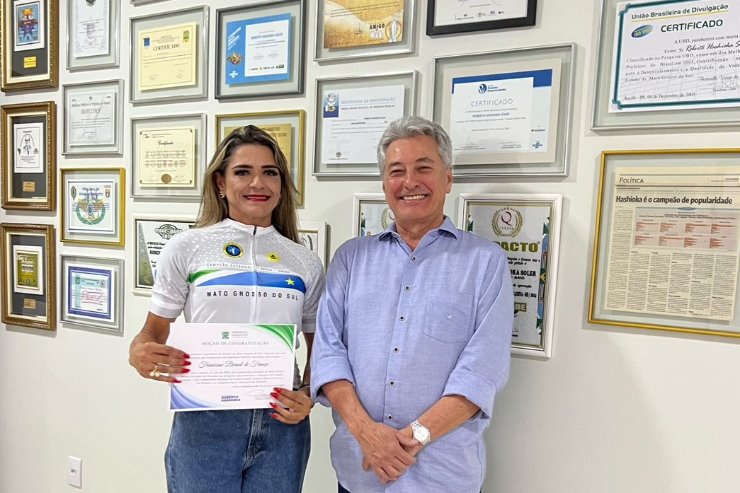 Imagem: Em 2023, Franciane passou a competir pela Federação de Ciclismo do Mato Grosso do Sul.