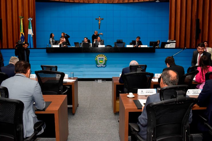 Imagem: Os projetos são analisados e votados no plenário Deputado Júlio Maia, da Assembleia Legislativa de Mato Grosso do Sul