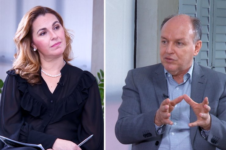 Imagem: Jornalista Glaucia Jandre entrevistou o deputado Junior Mochi