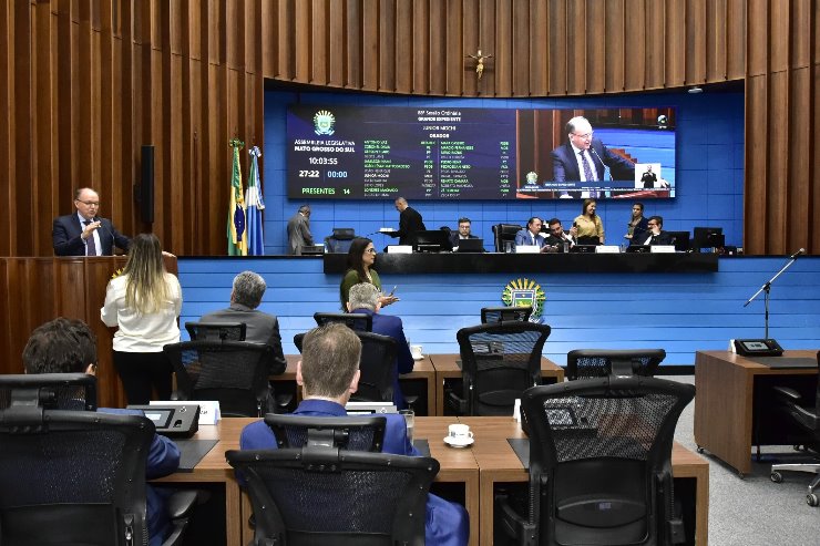 Imagem: O deputado Junior Mochi reiterou na tribuna a necessidade de investimento em tecnologia e inovação 