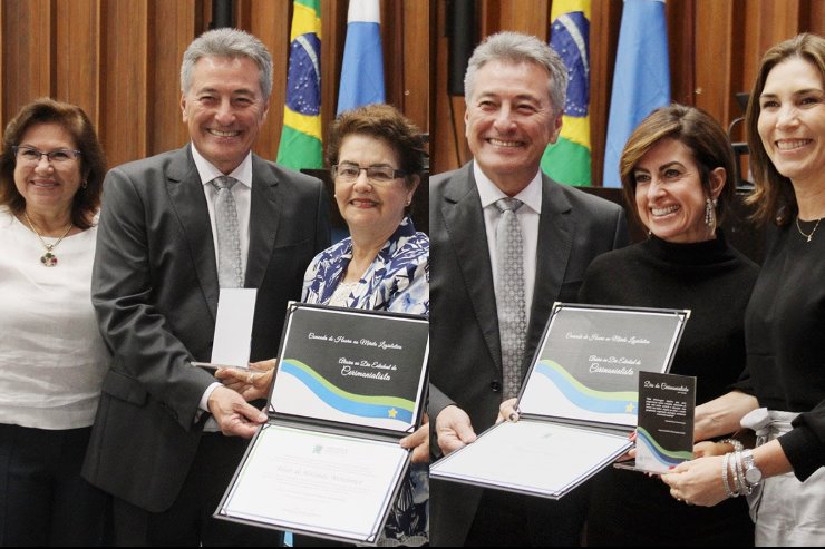 Imagem: Duas pessoas foram agraciadas por Hashioka: Ada de Holanda Mendonça e Adriana El Daher