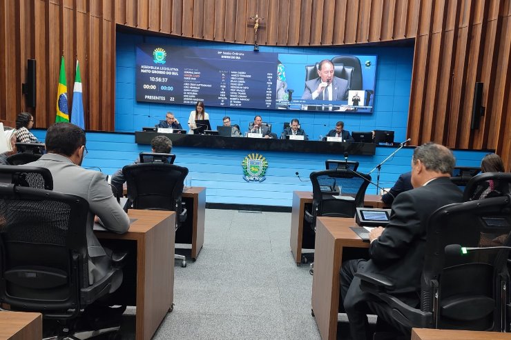 Imagem: Plenário Deputado Júlio Maia, da Assembleia Legislativa de Mato Grosso do Sul 