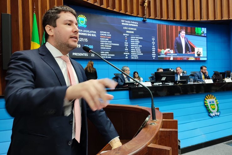 Imagem: O deputado abordou o assunto na tribuna da ALEMS, durante a sessão plenária desta terça-feira