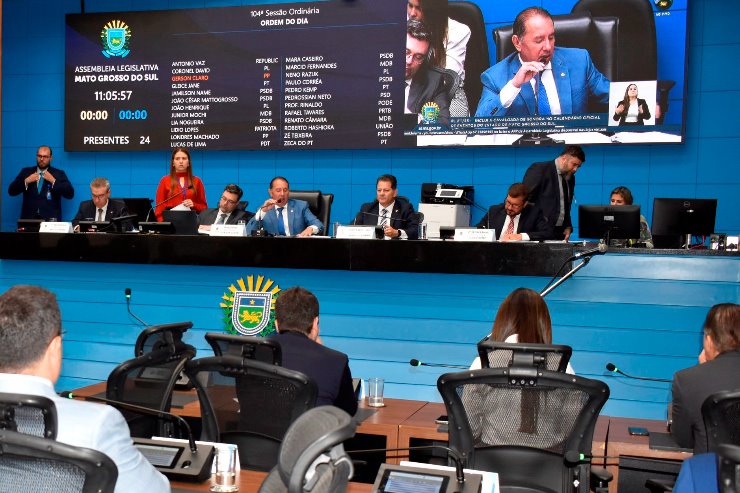 Imagem: Projetos do Executivo começaram a tramitar hoje e serão votados na sessão da Assembleia Legislativa de Mato Grosso do Sul