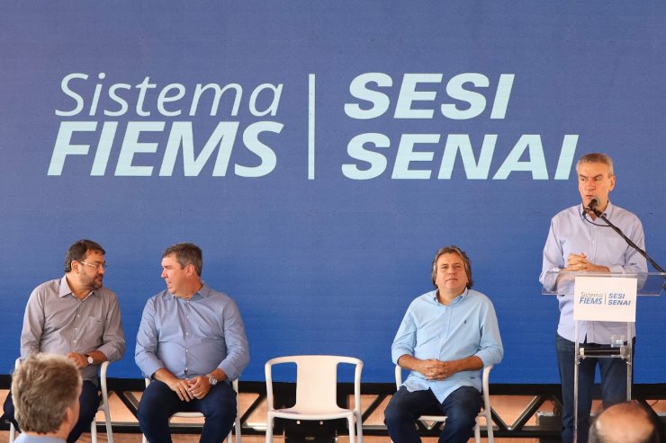 Imagem: Parlamentar participou hoje (23) do lançamento do Centro Integrado Sesi Senai de Ribas do Rio Pardo