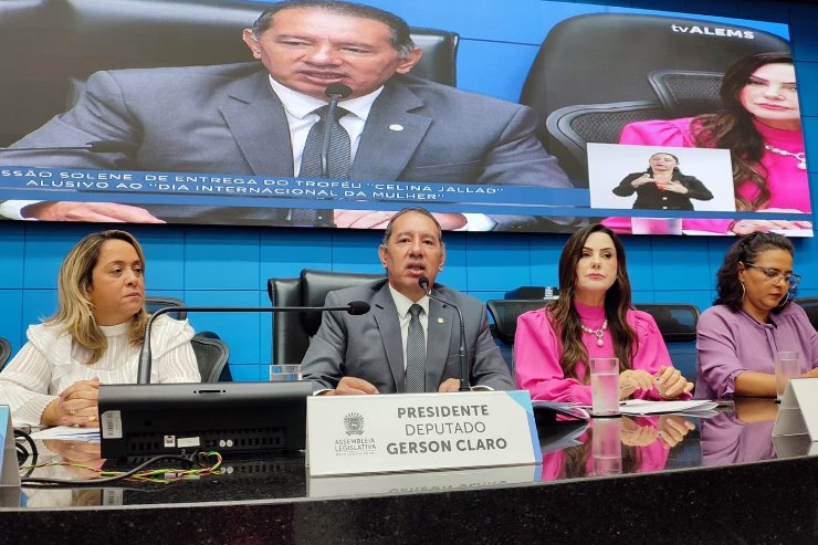 Imagem: Homenagem alusiva ao Dia da Mulher aconteceu hoje na Assembleia Legislativa de Mato Grosso do Sul 