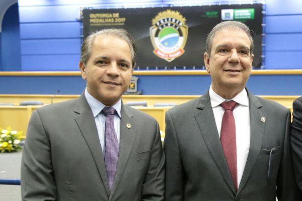 Imagem: O parlamentar participou na manhã desta sexta-feira (29) da solenidade de outorga da Polícia Civil de MS