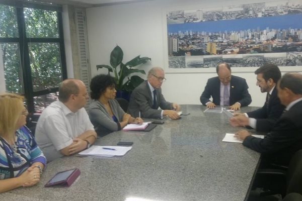 Imagem: Reunião ocorreu na sala da Presidência