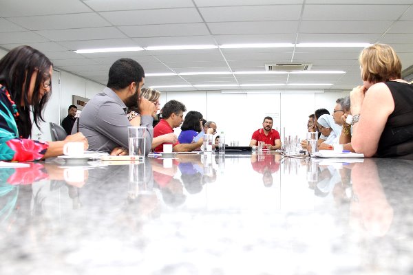 Imagem: Reunião foi realizada na sala da presidência na tarde desta terça-feira