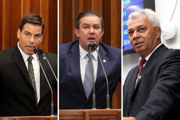 Imagem: Capitão Contar, Eduardo Rocha e Cabo Almi reforçaram o compromisso com o povo sul-mato-grossense