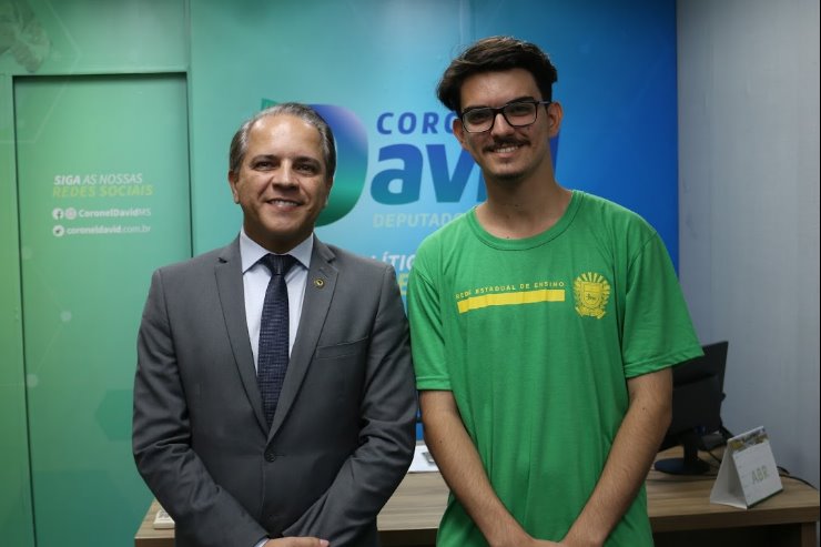 Imagem: Deputado vai apadrinhar estudante na Assembleia Legislativa