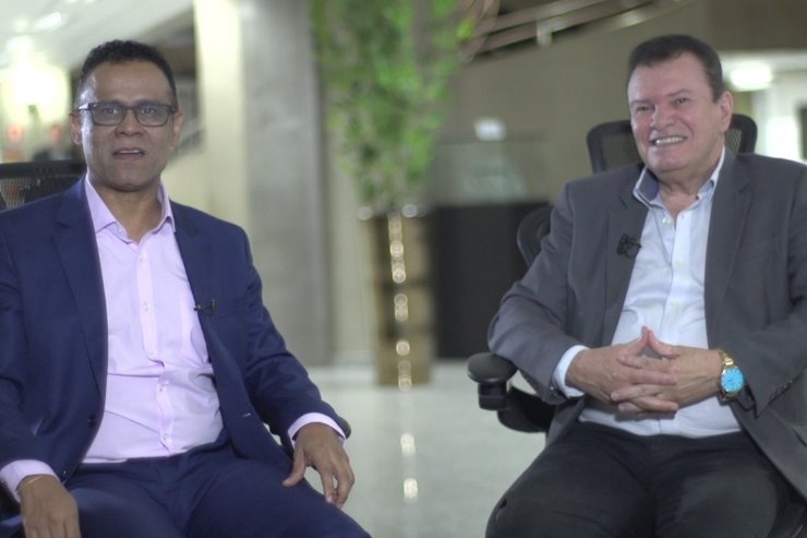 Imagem: Ben-Hur entrevista Maurício Picarelli no programa Personalidades