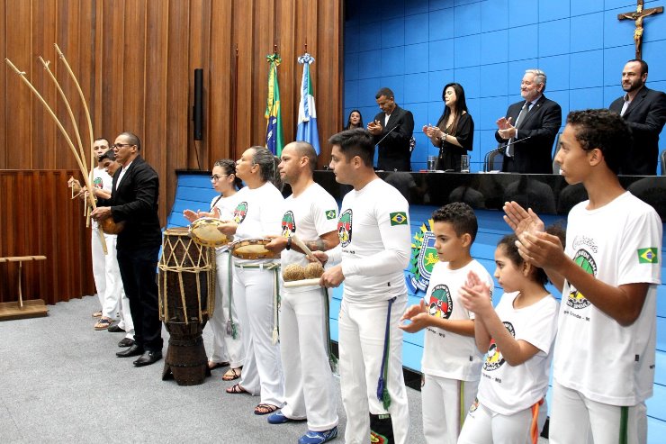 Imagem: Mais que esporte, a arte da capoeira recebeu homenagem na ALMS 