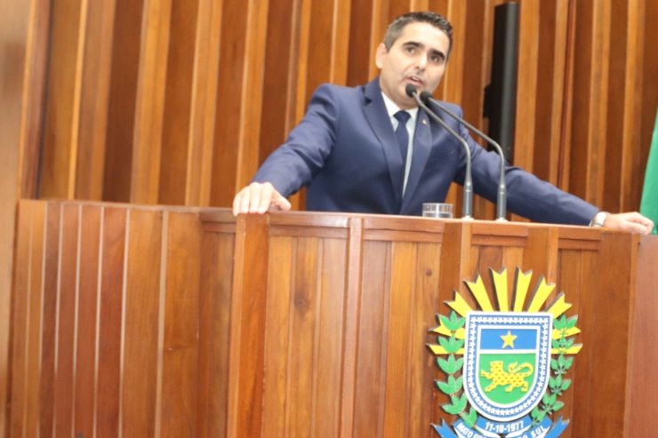 Imagem: Deputado explicou a programação da 1ª Corrida e Caminhada da Assembleia Legislativa de Mato Grosso do Sul