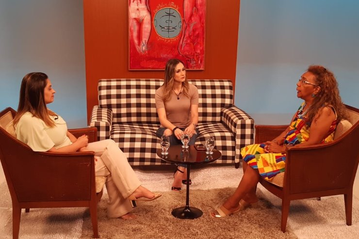 Imagem: Participaram do programa as subsecretárias de Políticas Públicas para Mulheres e de Políticas Públicas para a Promoção da Igualdade Racial