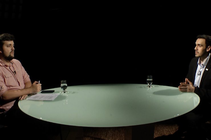 Imagem: O doutor em Economia Mateus Boldrine Abrita foi o entrevistado desta edição do MS em Pesquisa