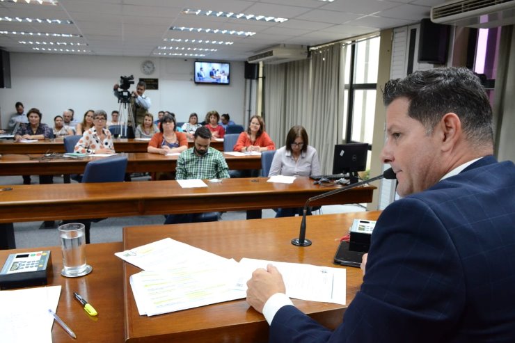 Imagem: Grupo se reuniu na tarde desta quarta-feira na Casa de Leis