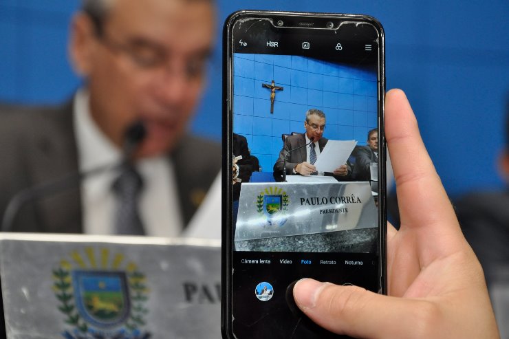 Imagem: Deputado Paulo Corrêa, presidente da Assembleia Legislativa, falou sobre características de sua gestão, como atenção ao meio ambiente