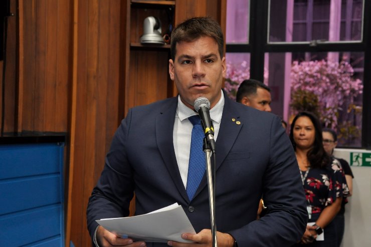 Imagem: Deputado Capitão Contar apresentou projeto na sessão desta quarta-feira