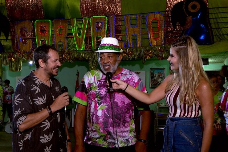 Imagem: Entrevista realizada para a programa de Rádio e TV da Assembleia