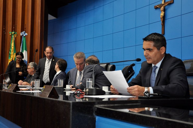 Imagem: Votações acontecem no Plenário Deputado Júlio Maia na ALEMS