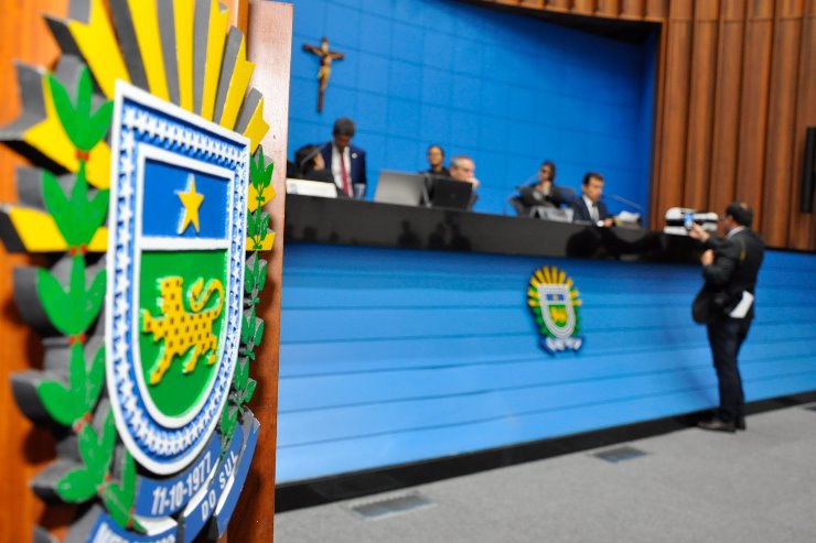 Imagem: Sessão ordinária da ALEMS; para a de hoje, estão previstos seis projetos