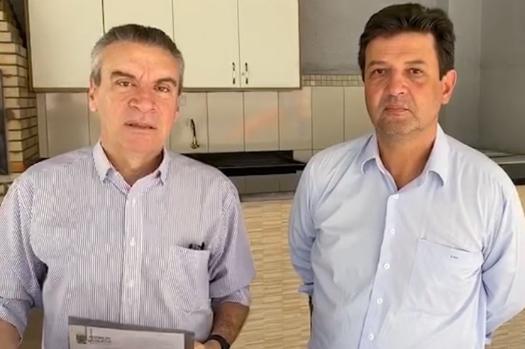 Imagem: Corrêa e Mandetta se reuniram neste sábado em Campo Grande