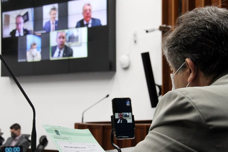 Imagem: Reunião foi conduzida pelo presidente da CCJR, deputado Lidio Lopes