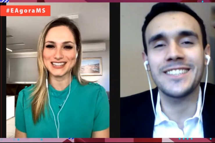 Imagem: Novo programa na TV ALEMS será gravado à distância