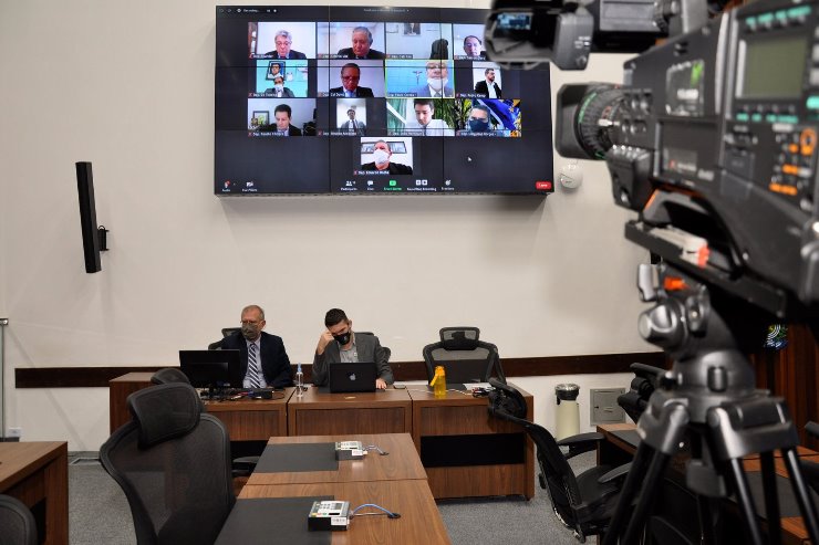 Imagem: Votação é realizada remotamente e transmitida ao vivo pelo canais de comunicação da ALEMS