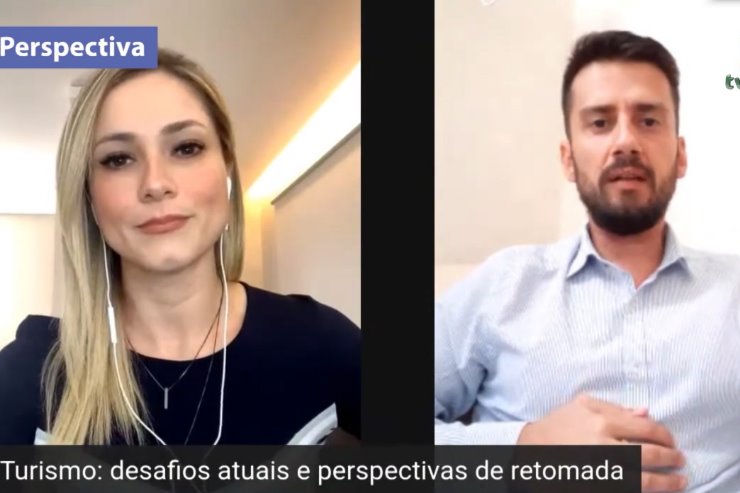 Imagem: Programa foi gravado em videoconferência devido às precauções da pandemia do Covid-19