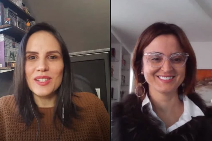 Imagem: Programa foi gravado em videoconferência e traz a médica Maria Auxiliadora Budib, à direita, como convidada 