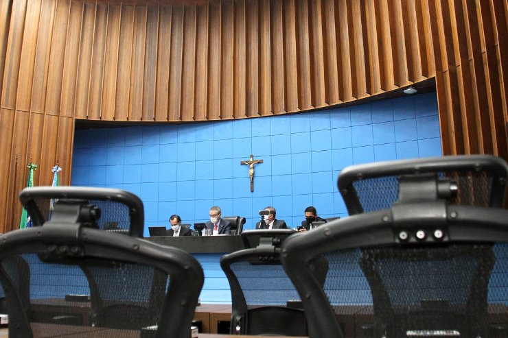 Imagem: Em mais uma sessão remota, Mesa Diretora apresentou projetos que reconhecem calamidade pública