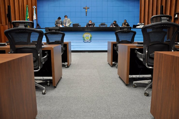 Imagem: Votação acontece de maneira remota a partir do Plenário Deputado Júlio Maia