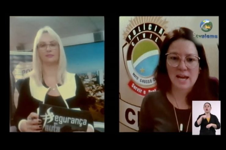 Imagem: Investigadora Lucilene Souza recebe especialistas para falar sobre temas relacionados à área de Segurança Pública