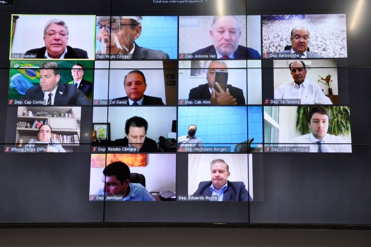 Imagem: Votação acontece de maneira remota e pode ser acompanhada ao vivo pelos canais de comunicação da ALEMS