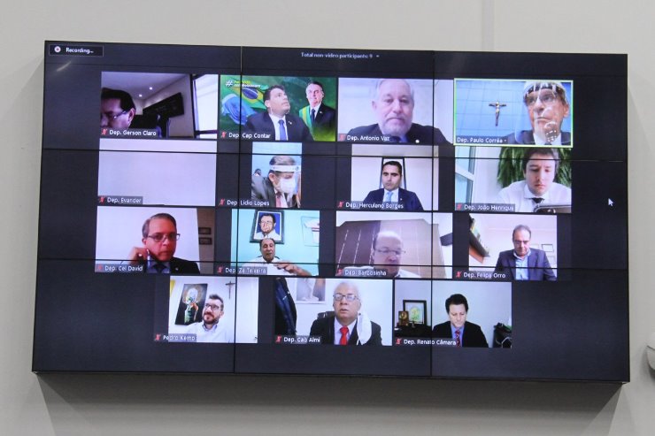 Imagem: Sessão plenária foi realizada remotamente e transmitida pelos canais de Comunicação da ALEMS