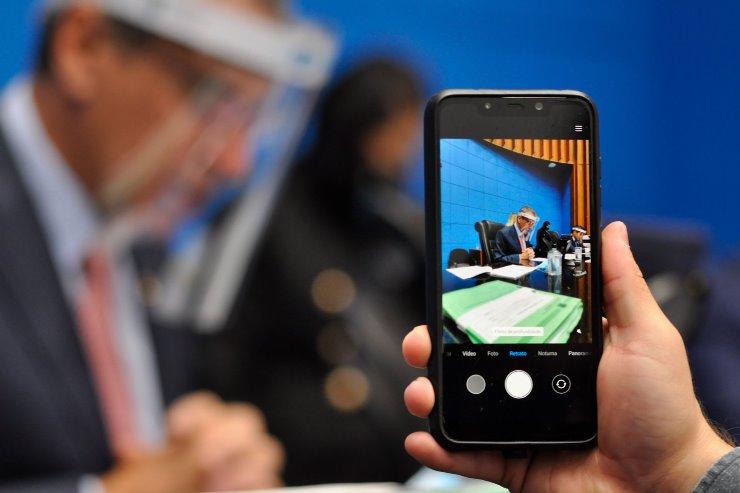 Imagem: Cinco projetos foram aprovados durante a sessão remota conduzida pelo presidente Paulo Corrêa