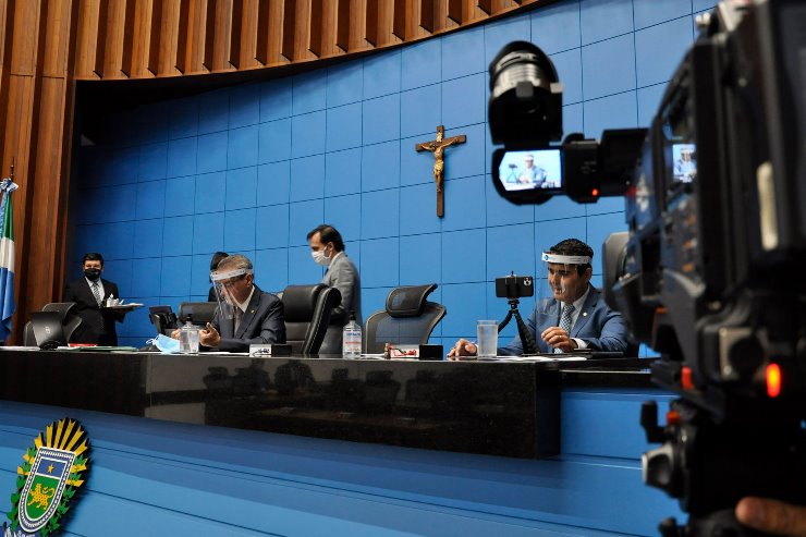 Imagem: Sessão ordinária continua sendo realizada remotamente; para hoje, estão previstos cinco projetos