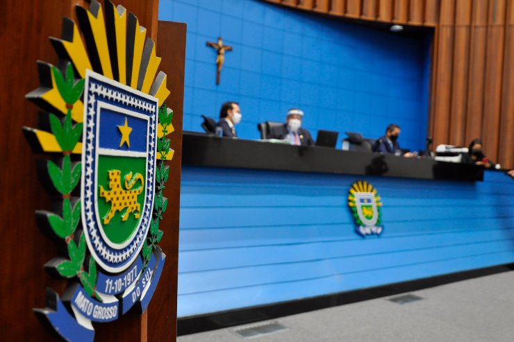 Imagem: Em sessão por videoconferência, deputados recebem os projetos de lei elaborados pelo Poder Executivo