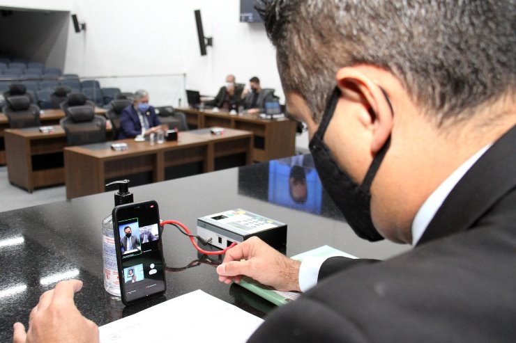 Imagem: As votações de projetos estão sendo realizadas remotamente.