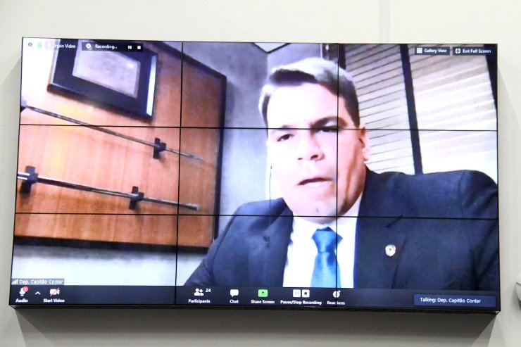 Imagem: Evento, proposto pelo deputado Capitão Contar, será totalmente virtual e pode ser acompanhado pelos canais de comunicação da ALEMS